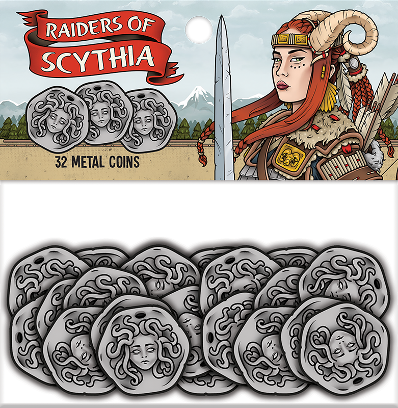Raiders of Scythia: metal coins