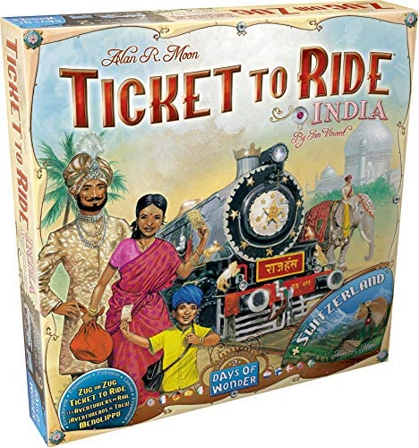 Ticket To Ride India + Switzerland: Map Collection (Extensie) - EN