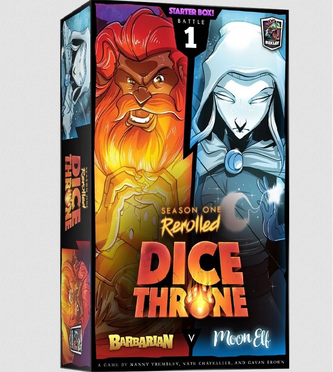 Dice Throne: Season One ReRolled â€“ Barbarian v. Moon Elf