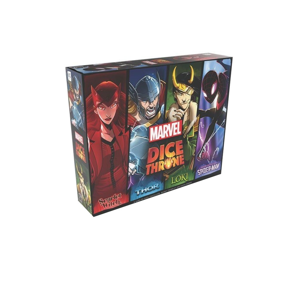 (Precomanda) Marvel Dice Throne - 4 Hero Box (Scarlet Witch, Thor, Loki, Spider-Man)