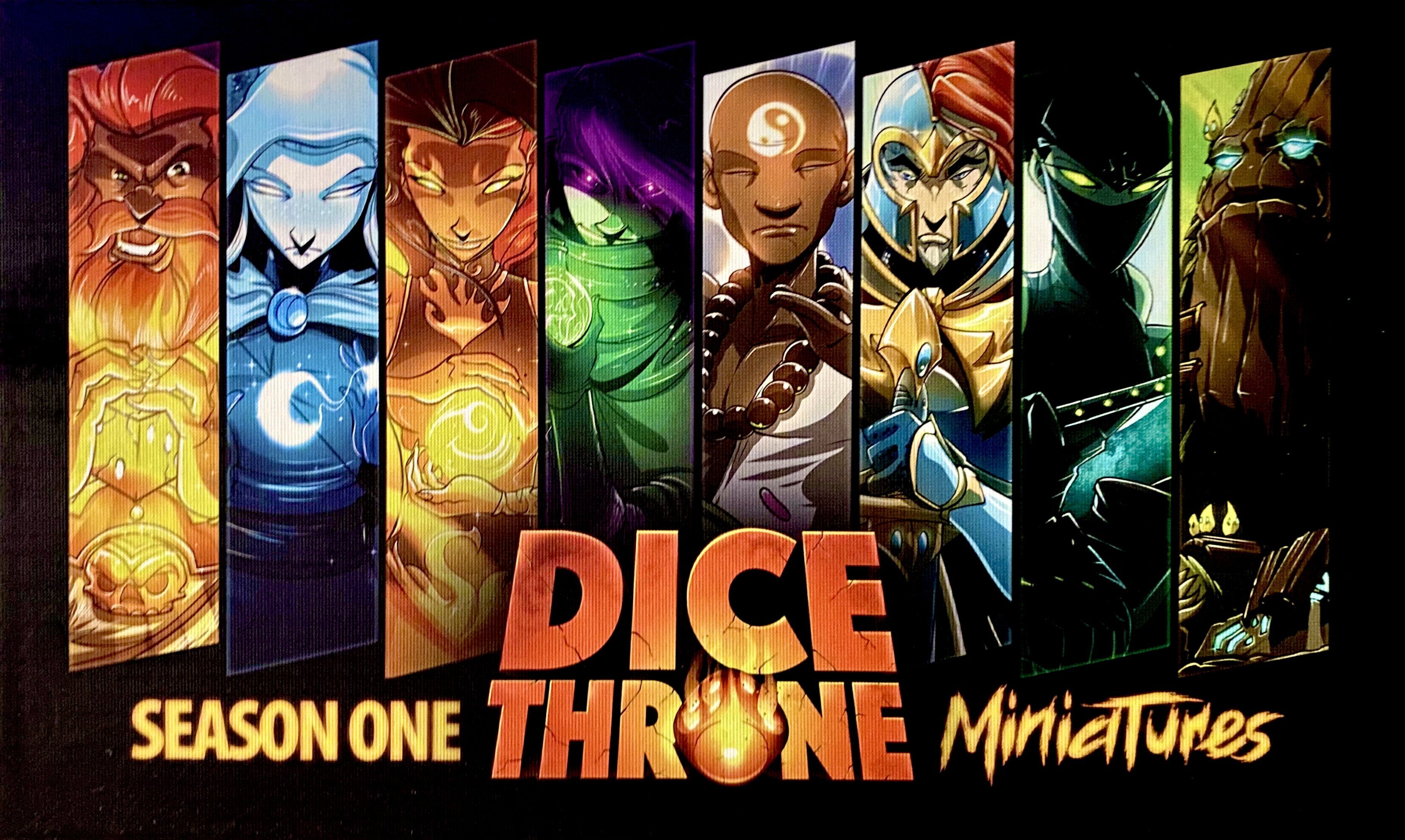 Dice Throne Adventures: Season One Miniatures Painted