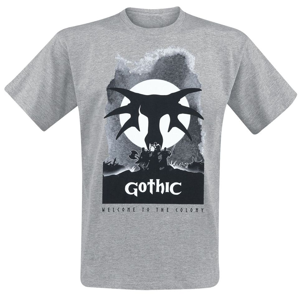 Tricou Gothic Welcome to the Colony L