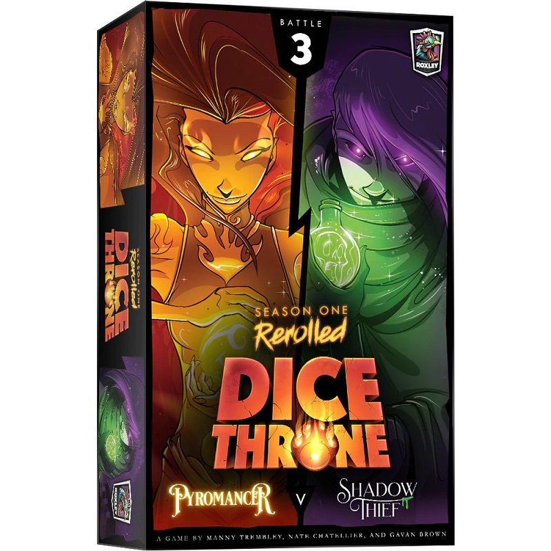 Dice Throne Season One Rerolled: Box 3 - Pyro vs Shadow Thief - EN