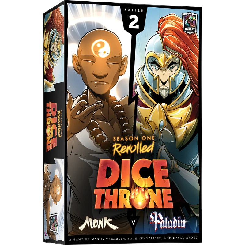 Dice Throne Season One Rerolled: Box 2 - Monk vs Paladin - EN