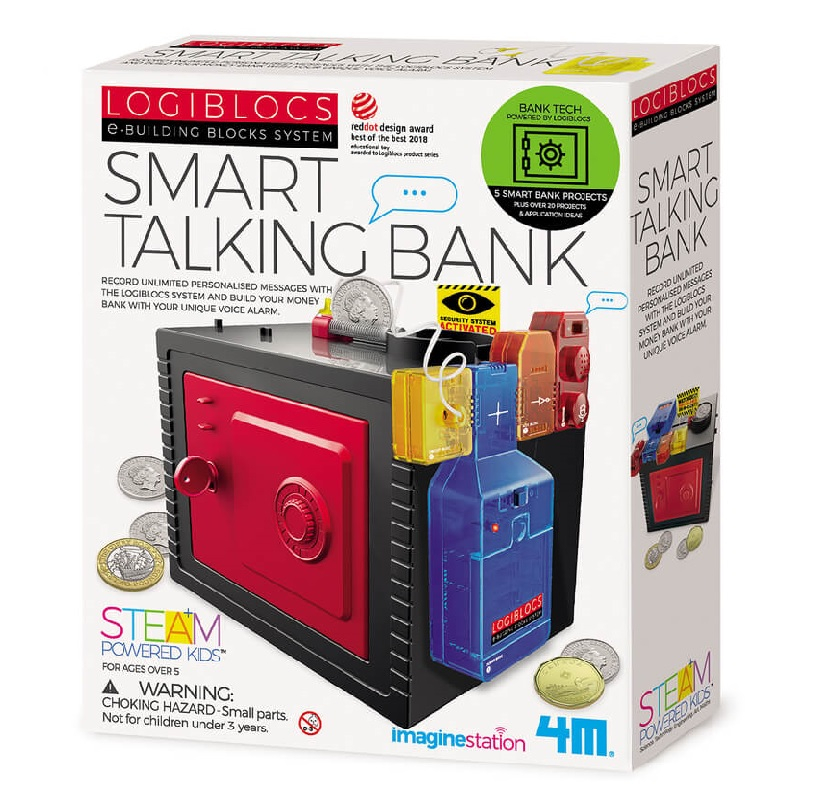 Kit de constructie Logiblocs - Smart Talking Bank