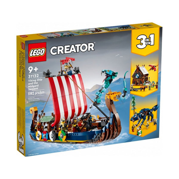 LEGO Creator Corabia Vikingilor si Sarpele Midgard-ului 31132 