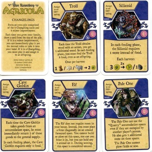 Agricola: Changelings