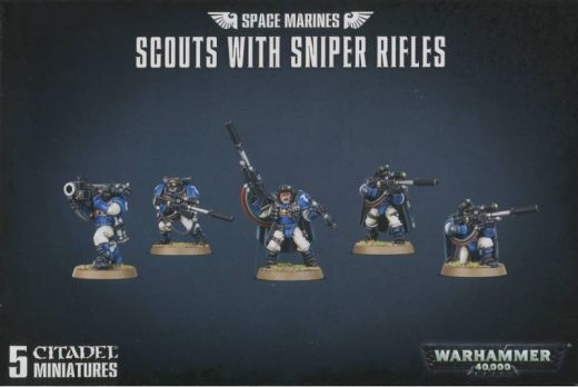 Warhammer 40k Scouts with sniper rifles