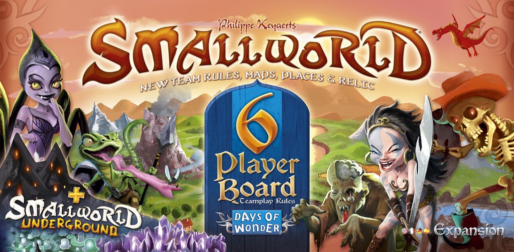 Small World 6 Player Board