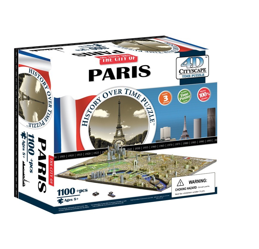 4D Cityscape Paris Puzzle