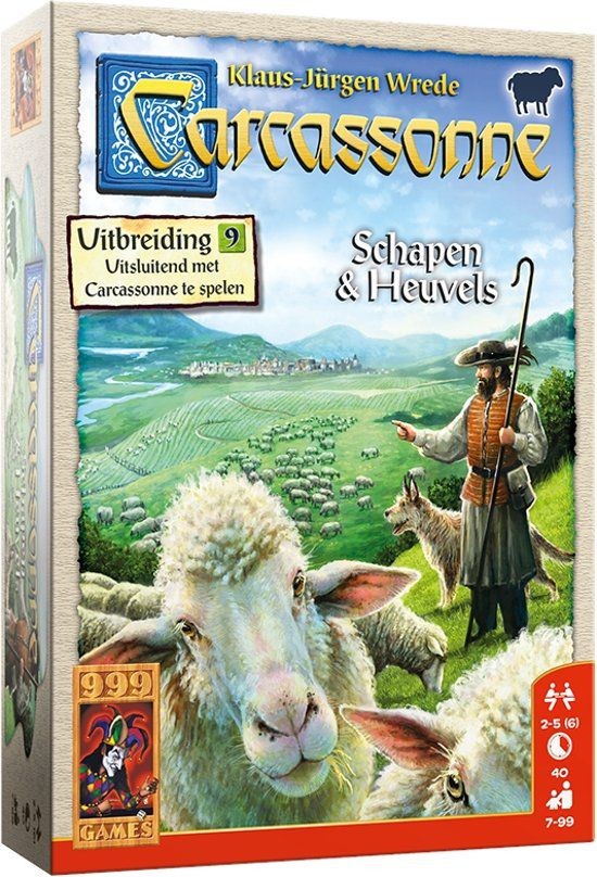 Carcassonne Extensia 9: Hills & Sheep (Romanian Edition)