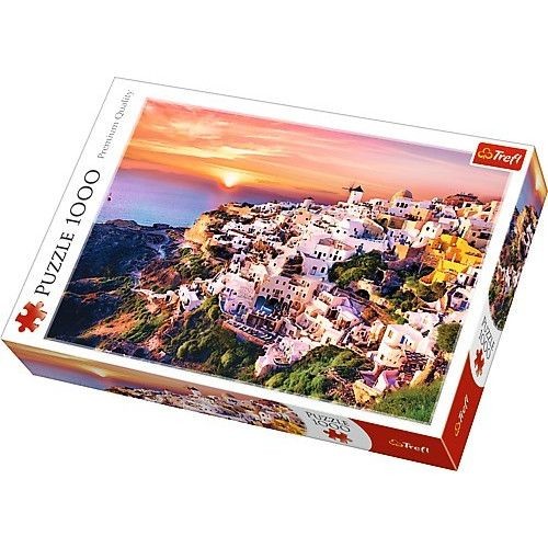 Puzzle Trefl, Apus In Santorini, 1000 piese